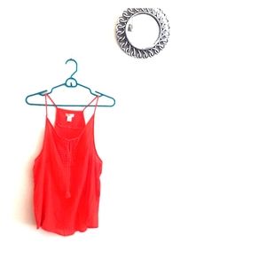 Burnt Orange M Ladies Decree Spring Top